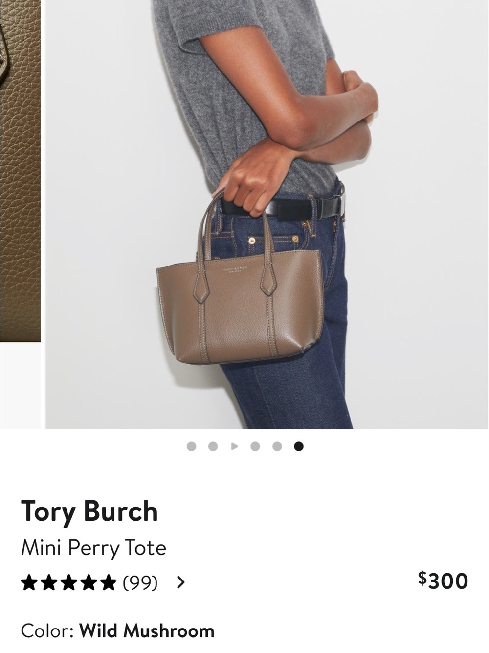 TORY BURCH MINI PERRY TOTE